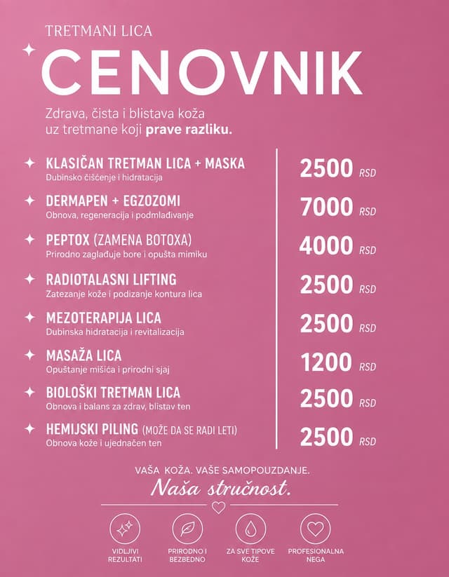 Nega lica i depilacija — Kozmetički salon Happy Lady, Stari grad